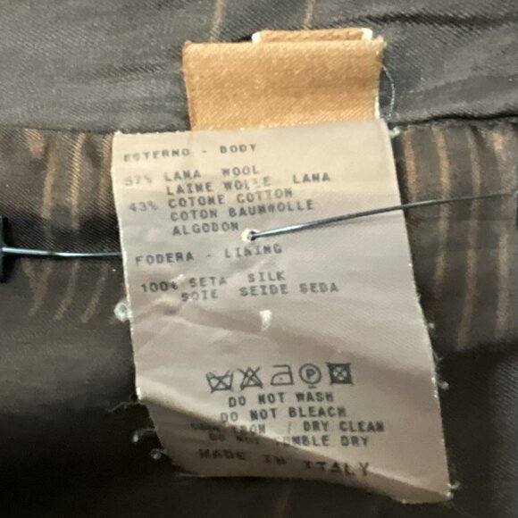 ETRO Milano Women's Checked Wool/Cotton Vest. Size IT 48. Made in Italy. - Picture 7 of 7